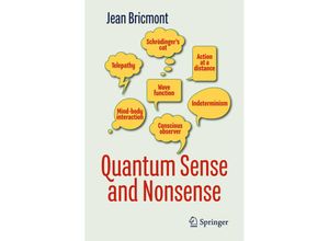 9783319652702 - Quantum Sense and Nonsense - Jean Bricmont Kartoniert (TB)