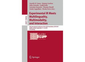 9783319658124 - Experimental IR Meets Multilinguality Multimodality and Interaction Kartoniert (TB)