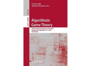 9783319666990 - Algorithmic Game Theory Kartoniert (TB)