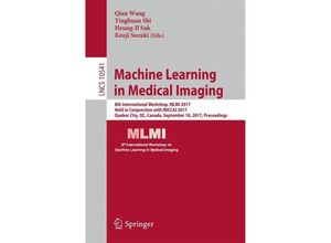 9783319673882 - Machine Learning in Medical Imaging Kartoniert (TB)