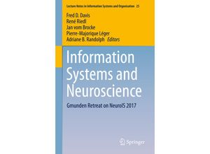 9783319674308 - Information Systems and Neuroscience Kartoniert (TB)