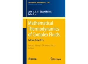 9783319675992 - Mathematical Thermodynamics of Complex Fluids - John M Ball Felix Otto Eduard Feireisl Kartoniert (TB)