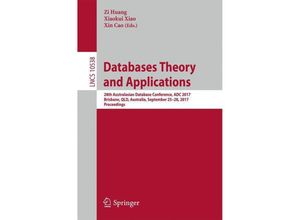 9783319681542 - Databases Theory and Applications Kartoniert (TB)