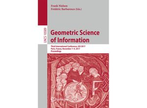 9783319684444 - Geometric Science of Information Kartoniert (TB)