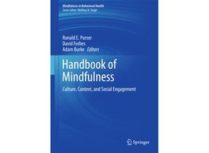 9783319689180 - Mindfulness in Behavioral Health   Handbook of Mindfulness Kartoniert (TB)