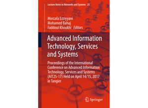 9783319691367 - Advanced Information Technology Services and Systems Kartoniert (TB)