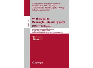 9783319694610 - On the Move to Meaningful Internet Systems OTM 2017 Conferences Kartoniert (TB)