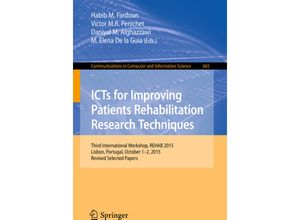 9783319696935 - ICTs for Improving Patients Rehabilitation Research Techniques Kartoniert (TB)