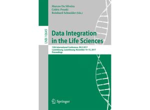 9783319697505 - Data Integration in the Life Sciences Kartoniert (TB)