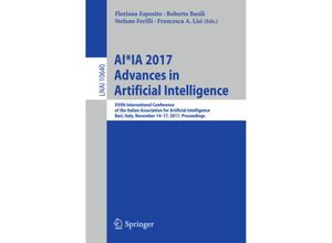 9783319701684 - AI*IA 2017 Advances in Artificial Intelligence   Kartoniert (TB)