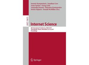 9783319702834 - Internet Science Kartoniert (TB)