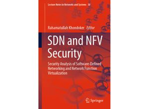 9783319717609 - SDN and NFV Security Kartoniert (TB)