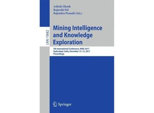 9783319719276 - Mining Intelligence and Knowledge Exploration Kartoniert (TB)