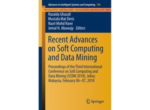 9783319725499 - Recent Advances on Soft Computing and Data Mining Kartoniert (TB)