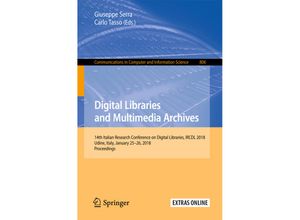 9783319731643 - Digital Libraries and Multimedia Archives Kartoniert (TB)