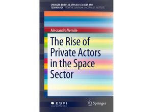 9783319738017 - SpringerBriefs in Applied Sciences and Technology   The Rise of Private Actors in the Space Sector - Alessandra Vernile Kartoniert (TB)