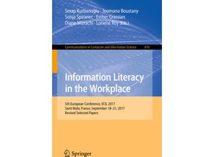 9783319743332 - Information Literacy in the Workplace Kartoniert (TB)