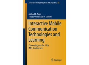 9783319751740 - Interactive Mobile Communication Technologies and Learning Kartoniert (TB)