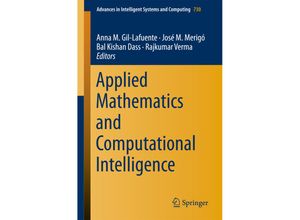 9783319757919 - Applied Mathematics and Computational Intelligence Kartoniert (TB)