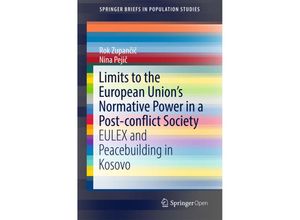 9783319778235 - SpringerBriefs in Population Studies   Limits to the European Unions Normative Power in a Post-conflict Society - Rok Zupancic Nina Pejic Kartoniert (TB)