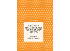 9783319885995 - Weather & Climate Services for the Energy Industry Kartoniert (TB)