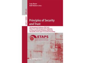 9783319897219 - Principles of Security and Trust Kartoniert (TB)