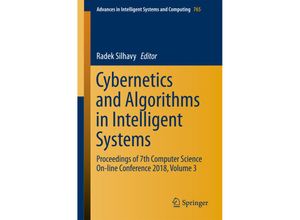 9783319911915 - Cybernetics and Algorithms in Intelligent Systems Kartoniert (TB)