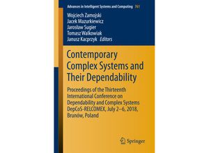 9783319914459 - Contemporary Complex Systems and Their Dependability Kartoniert (TB)