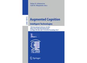 9783319914695 - Augmented Cognition Intelligent Technologies Kartoniert (TB)