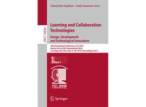 9783319917429 - Learning and Collaboration Technologies Design Development and Technological Innovation Kartoniert (TB)