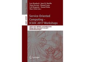 9783319917634 - Service-Oriented Computing - ICSOC 2017 Workshops Kartoniert (TB)