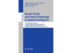 9783319920573 - Recent Trends and Future Technology in Applied Intelligence Kartoniert (TB)