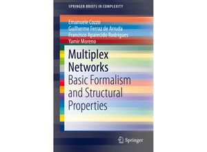 9783319922546 - SpringerBriefs in Complexity   Multiplex Networks - Emanuele Cozzo Guilherme Ferraz de Arruda Francisco Aparecido Rodrigues Kartoniert (TB)