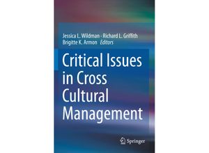 9783319926995 - Critical Issues in Cross Cultural Management Kartoniert (TB)