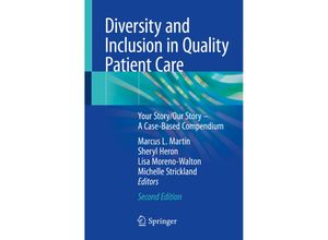 9783319927619 - Diversity and Inclusion in Quality Patient Care Kartoniert (TB)