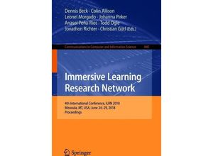 9783319935959 - Immersive Learning Research Network Kartoniert (TB)