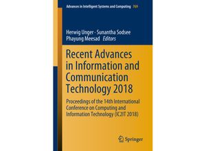 9783319936918 - Recent Advances in Information and Communication Technology 2018 Kartoniert (TB)