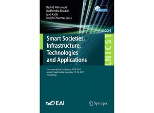 9783319941790 - Smart Societies Infrastructure Technologies and Applications Kartoniert (TB)