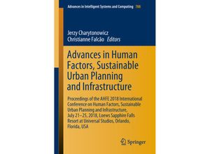 9783319941981 - Advances in Human Factors Sustainable Urban Planning and Infrastructure Kartoniert (TB)