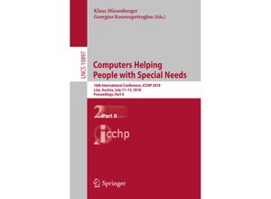 9783319942735 - Computers Helping People with Special Needs Kartoniert (TB)