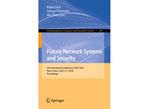 9783319944203 - Future Network Systems and Security Kartoniert (TB)