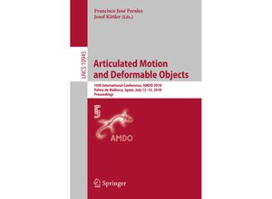 9783319945439 - Articulated Motion and Deformable Objects Kartoniert (TB)