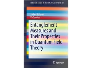 9783319949017 - Entanglement Measures and Their Properties in Quantum Field Theory - Stefan Hollands Ko Sanders Kartoniert (TB)