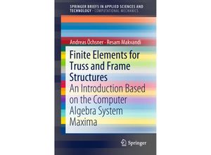 9783319949406 - SpringerBriefs in Applied Sciences and Technology   Finite Elements for Truss and Frame Structures - Andreas Öchsner Resam Makvandi Kartoniert (TB)