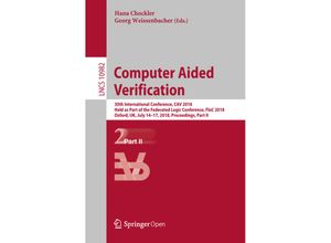 9783319961415 - Computer Aided Verification Kartoniert (TB)