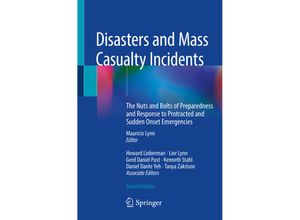 9783319973609 - Disasters and Mass Casualty Incidents Kartoniert (TB)