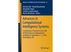 9783319979816 - Advances in Computational Intelligence Systems Kartoniert (TB)