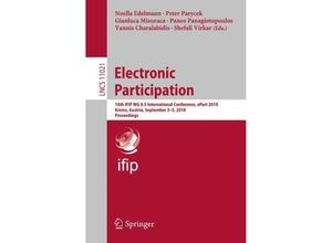 9783319985770 - Electronic Participation Kartoniert (TB)