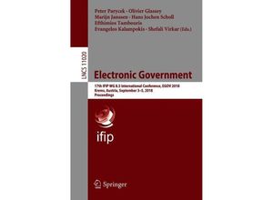 9783319986890 - Electronic Government Kartoniert (TB)