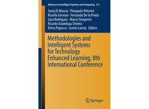 9783319988719 - Methodologies and Intelligent Systems for Technology Enhanced Learning 8th International Conference Kartoniert (TB)